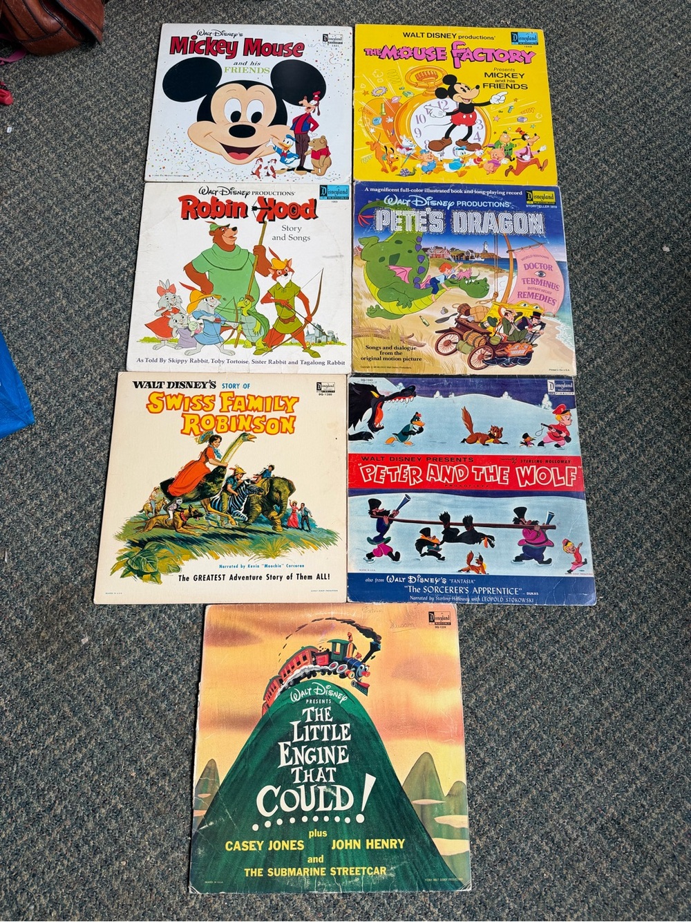 Disney Classic Kid’s Children’s Vintage Records